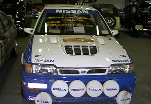 One of the original WRC cars at "Nissan Style Week" exhibition in Japan in 2003