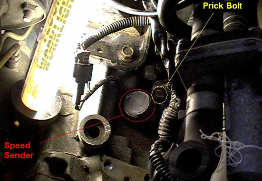 The "Prick" Bolt (top view)