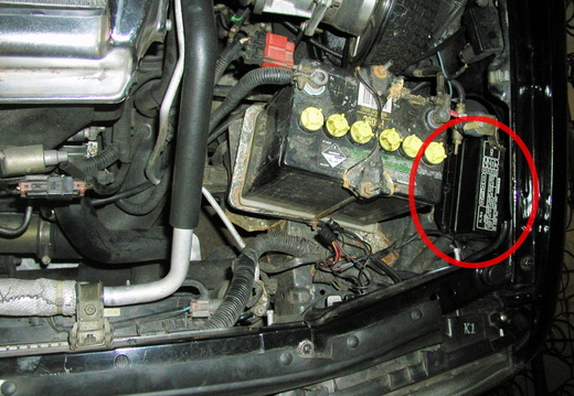 Fuses in Engine bay