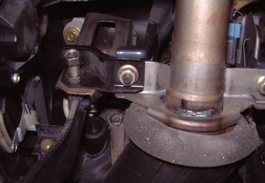 Clutch Pedal Bracket (usually standard on late models) - stops pedal flex putting pressure on the pedal box