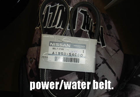 Power/water belt