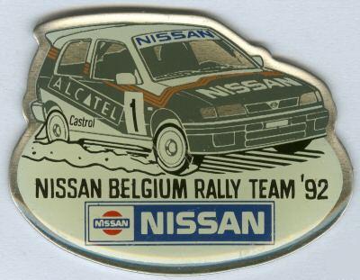 Belgium Rally Team 92 (pin)